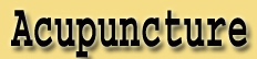 Original acupuncture wordmark graphic.