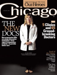 Chicago magazine cover feature about doctors.