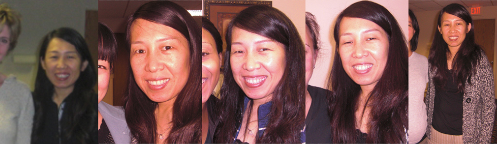 Patient collage used for natural fertility information.